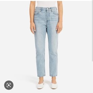 Everlane High Rise Straight Jeans